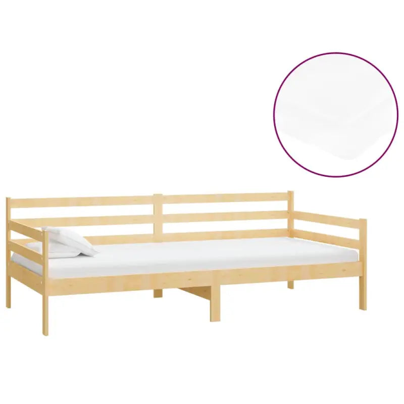 Houten slaapbank van massief grenenhout voor logés en dagelijks gebruik - Bedden & bedframes