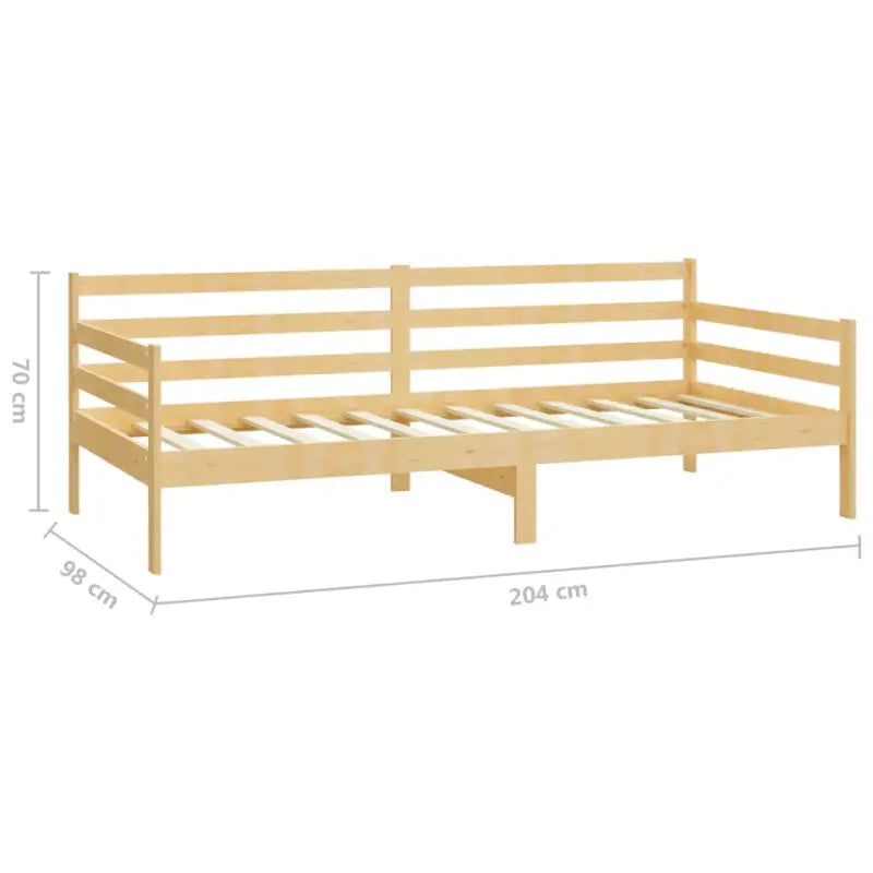 Houten slaapbank van massief grenenhout voor logés en daggebruik - Bedden & bedframes