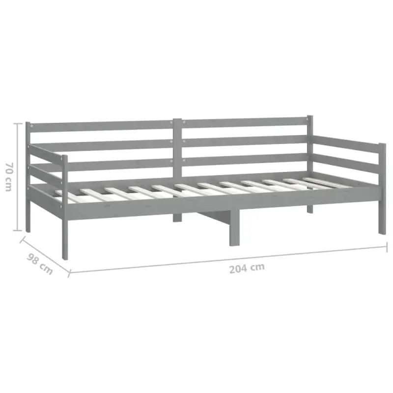 Houten slaapbank van massief grenenhout voor logés en zitcomfort - Bedden & bedframes