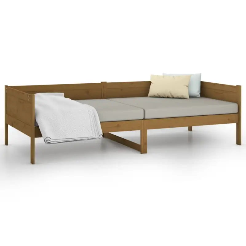 Houten slaapbank van massief Grenenhout voor overdag sofa en nachtrust - Bedden & bedframes