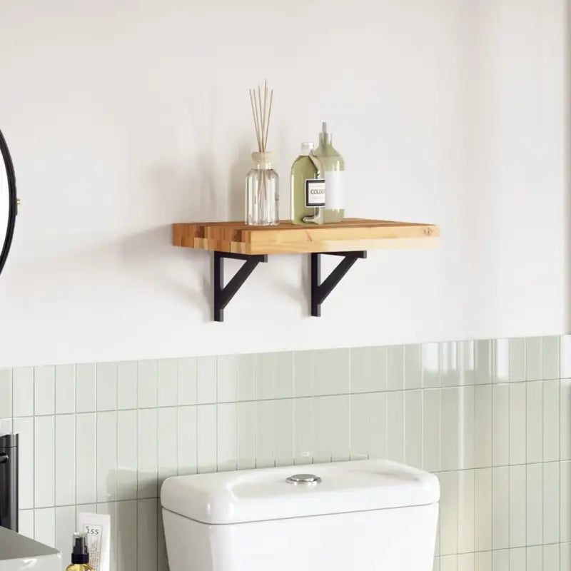 Houten tafelblad van massief acaciahout voor een frisse look - Olie-afwerking / 40 x 30 x 4 cm / 1 - Tafelbladen