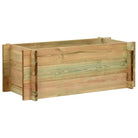 Houten tuinbak voor bloemen en groenten voor terras of tuin - Bloempotten & plantenbakken