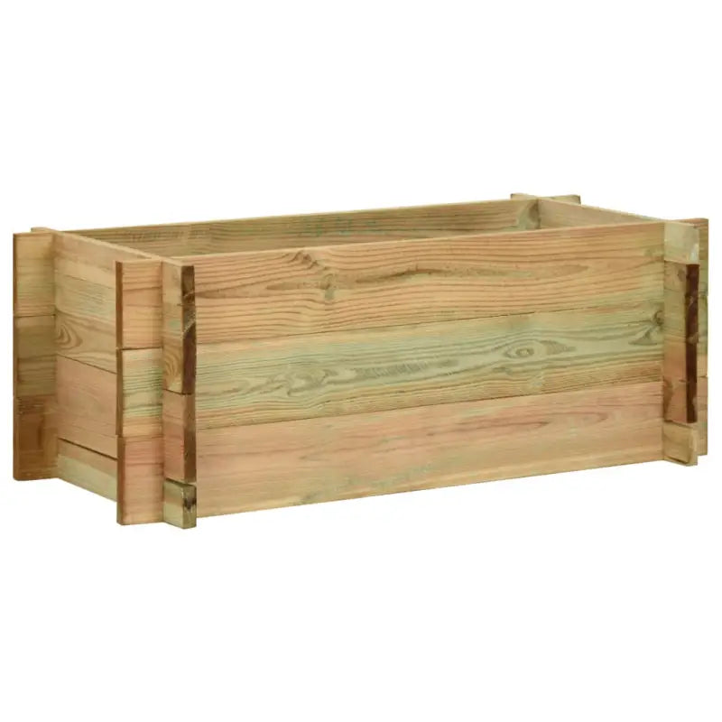 Houten tuinbak voor bloemen en groenten voor terras of tuin - Bloempotten & plantenbakken