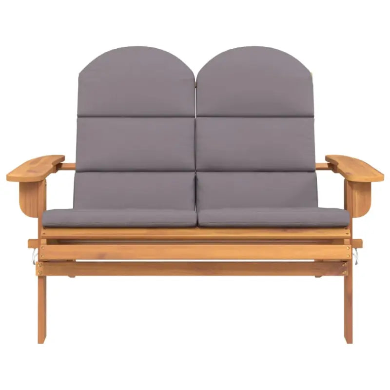 Houten tuinbank in Adirondack stijl van massief acaciahout - Tuinbanken