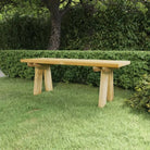 Houten tuinbank van geïmpregneerd massief grenenhout voor buitengebruik - 110 x 38 x 45 cm / 1 - Tuinbanken