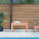 Houten tuinbank van massief grenenhout voor buitengebruik - Natuurlijk douglashout / 80 x 38 x 45 cm / 1 - Tuinbanken