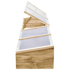 Houten Tuinkas voor Bloemen en Planten Bedden - 200 x 50 x 35 cm / 1 - Tuinkassen