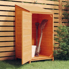 Houten Tuinschuur van Massief Vurenhout voor Buitenruimte - Bruin / 55 x 52 x 112 cm / 1 - Tuinhuizen