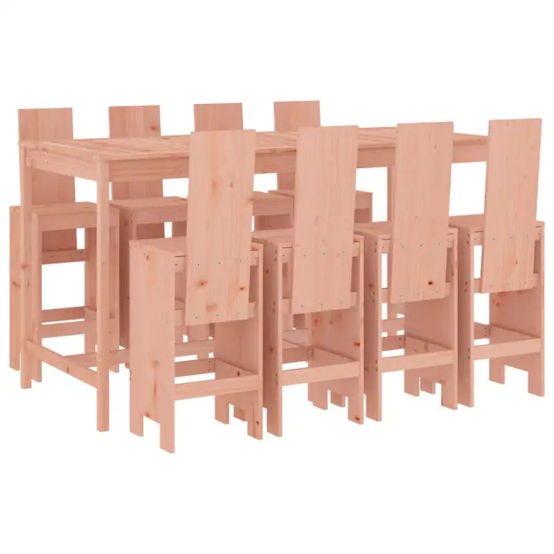 Houten tuinset van massief douglashout voor ontspanning in de tuin - Tuinsets