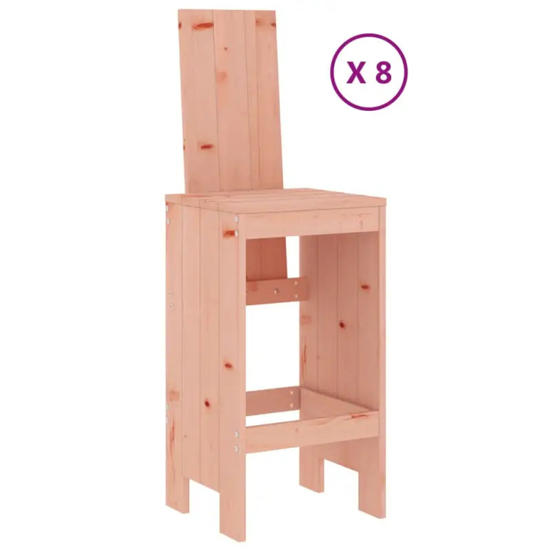 Houten tuinset van massief douglashout voor ontspanning in de tuin - Tuinsets