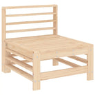 Houten tuinset van massief grenenhout met voetenbank en salontafel - Tuinsets