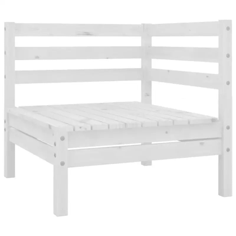 Houten tuinset van massief grenenhout met voetenbank tafel - Tuinsets