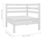 Houten tuinset van massief grenenhout met voetenbank tafel - Tuinsets