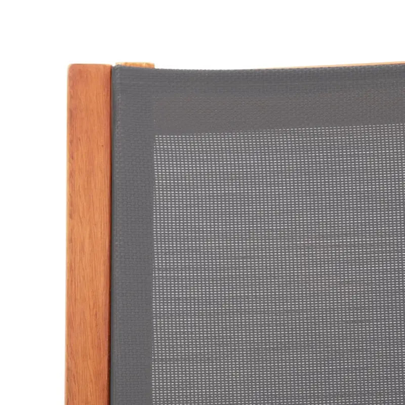 Houten tuinstoel met voetensteun massief eucalyptushout en natuurlijke olieafwerking - Tuinstoelen