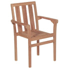 Houten tuinstoelen set met hard teakhout en fijn geschuurde afwerking - Tuinstoelen