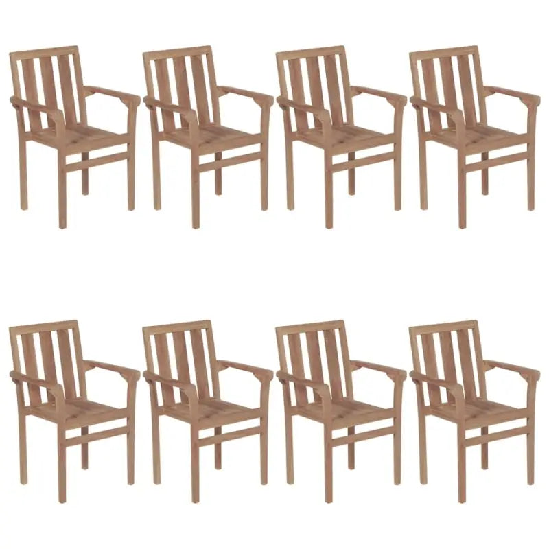 Houten tuinstoelen set van fijn geschuurd hard teakhout - Tuinstoelen