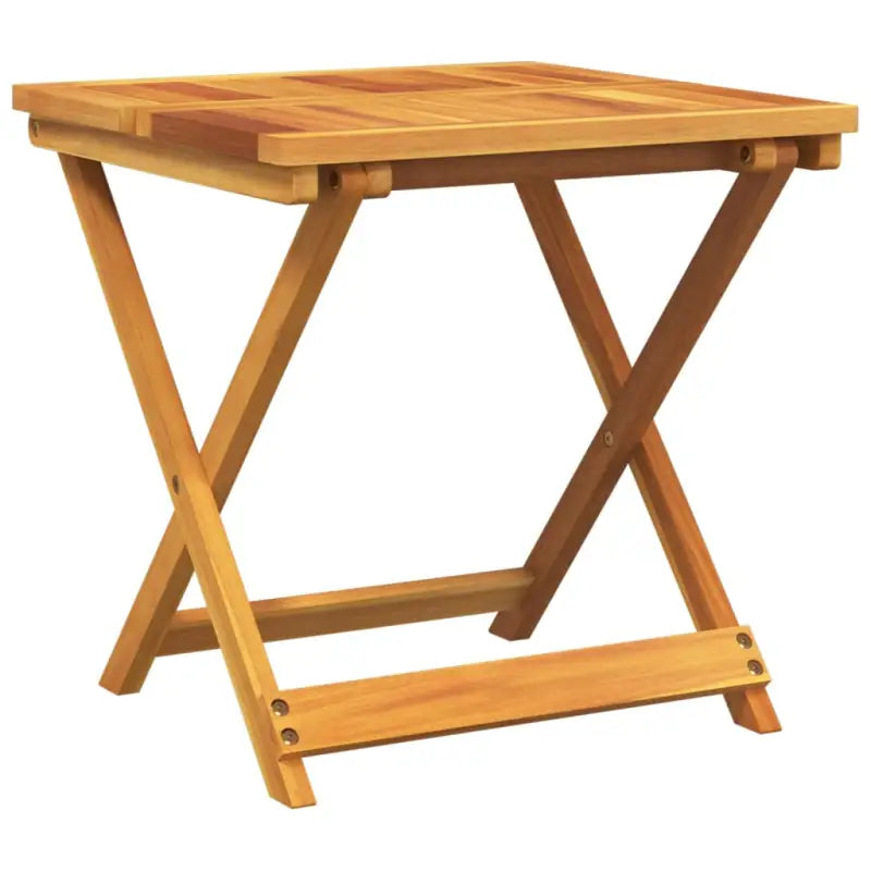 Houten tuintafel van massief acaciahout eenvoudig schoon en duurzaam - Tuintafels