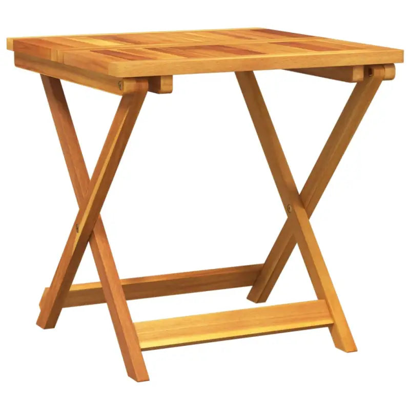 Houten tuintafel van massief acaciahout eenvoudig schoon en duurzaam - Tuintafels