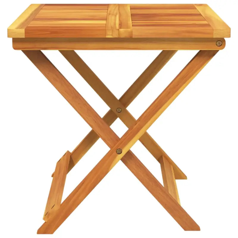 Houten tuintafel van massief acaciahout eenvoudig schoon en duurzaam - Tuintafels