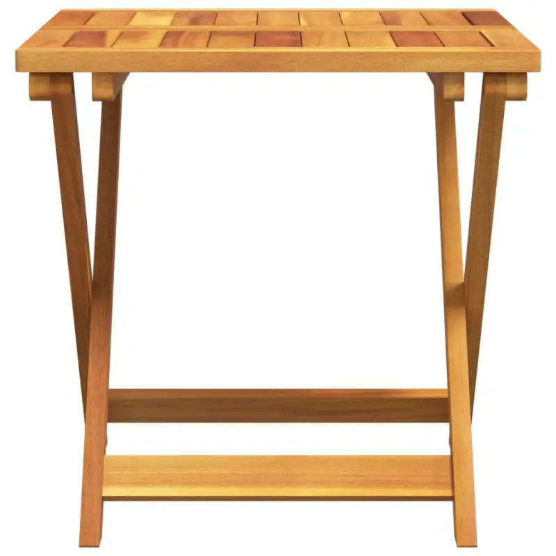 Houten tuintafel van massief acaciahout eenvoudig schoon en duurzaam - Tuintafels