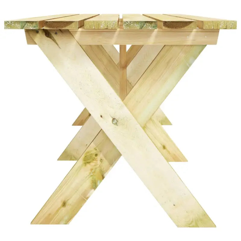 Houten Tuintafel voor een elegante en rustieke buitenruimte - 220 x 73 x 70 cm / 1 - Tuintafels
