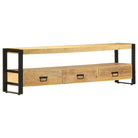 Houten tv-meubel in antieke stijl van massief acaciahout - 1 / 150 cm / massief mangohout - Tv-meubels