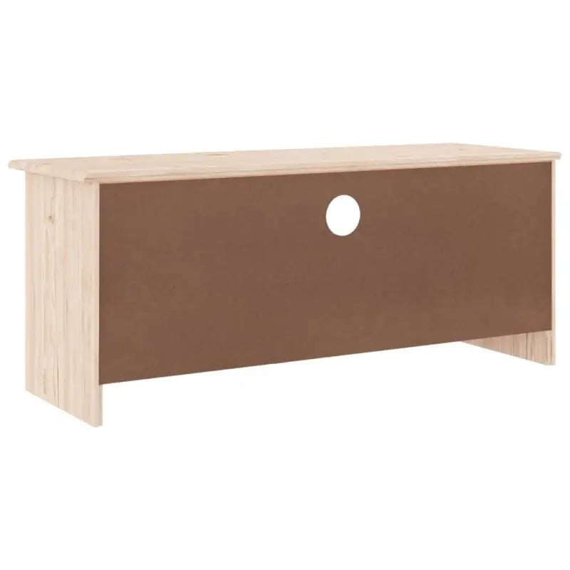 Houten TV-meubel van massief grenenhout met houten knopen - Tv-meubels