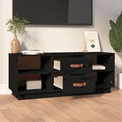 Houten TV-meubel van massief grenenhout met trendy ontwerp - Tv-meubels