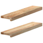 Houten vensterbanken van massief eikenhout voor een natuurlijke uitstraling - Naturel / 70 x 15 x 2 cm / 1