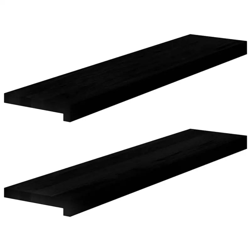 Houten vensterbanken van massief eikenhout voor een natuurlijke uitstraling - Donkerbruin / 90 x 20 x 2 cm / 1