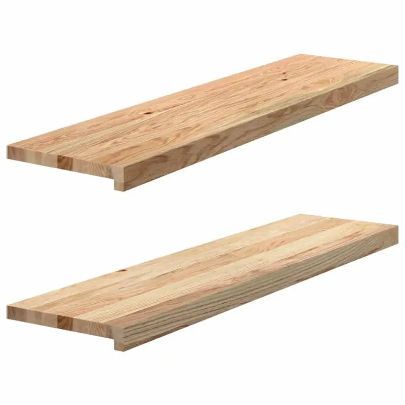 Houten vensterbanken van massief eikenhout voor een natuurlijke uitstraling - Naturel / 100 x 30 x 2 cm / 1
