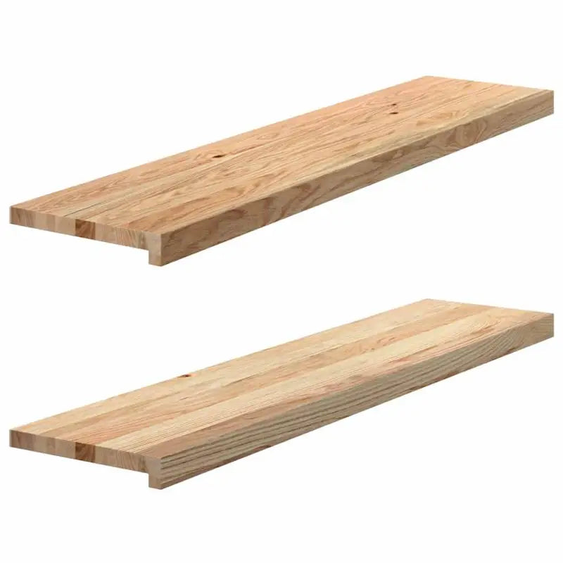 Houten vensterbanken van massief eikenhout voor een natuurlijke uitstraling - Naturel / 110 x 30 x 2 cm / 1