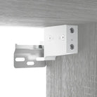Houten wandkast met Scandinavische charme in grijs Sonoma bewerkt hout - Opbergkasten & lockerkasten