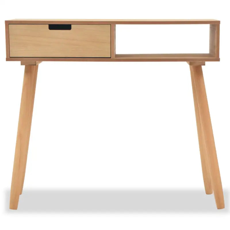 Houten wandtafel van massief grenenhout met MDF tafelblad - Bijzettafels