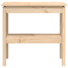 Houten wandtafel van massief grenenhout voor een rustieke uitstraling - Bijzettafels