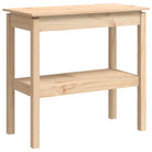 Houten wandtafel van massief grenenhout voor een rustieke uitstraling - Bijzettafels