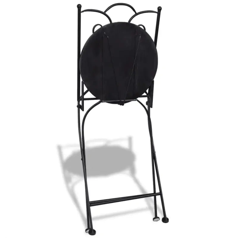 Ijzeren frame mozaïek bistroset voor tuin en balkon laten staan levering bevat - Tuinsets