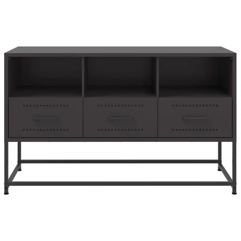 Industriëel TV-meubel van robuust staal voor woon- of slaapkamer - Tv-meubels