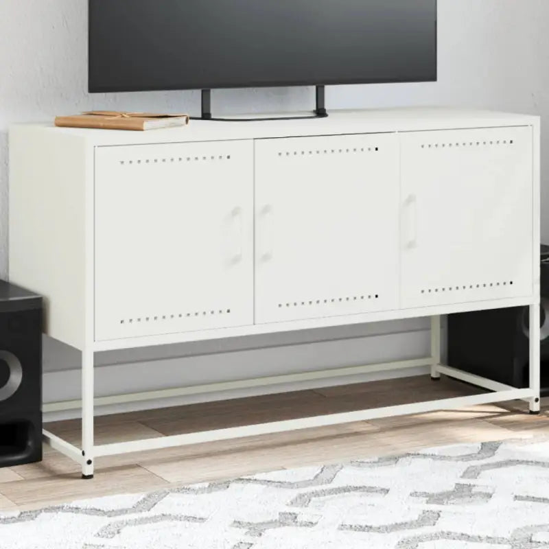 Industriëel TV-meubel voor woon- en slaapkamer - Wit / 1 - Tv-meubels