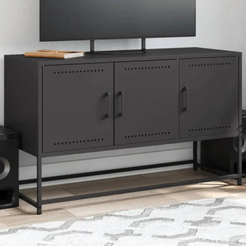 Industriëel TV-meubel voor woon- en slaapkamer - Zwart / 1 - Tv-meubels