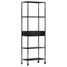 Industriële boekenkast van ruw mangohout als uniek meubelstuk - 1 / 60 cm - Boekenkasten