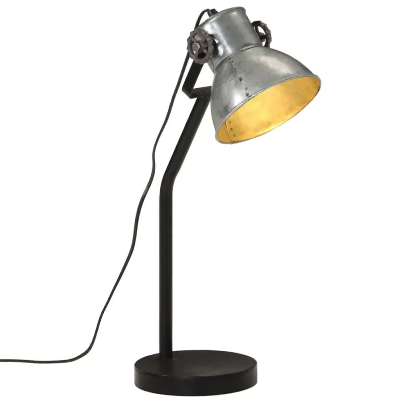 Industriële bureaulamp met E27 fitting voor een opvallende uitstraling - Zilver / 1 - Lampen