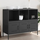 Industriële dressoir met koudgewalst staal en verstelbare schroefpoten - Dressoirs & buffetkasten