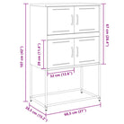 Industriële Dressoir met Robuust Staal voor Woon- en Slaapkamers - Dressoirs & buffetkasten