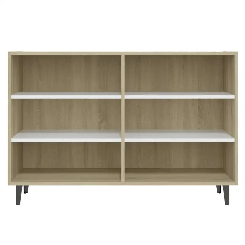 Industriële dressoir van bewerkt hout met metalen poten - Dressoirs & buffetkasten