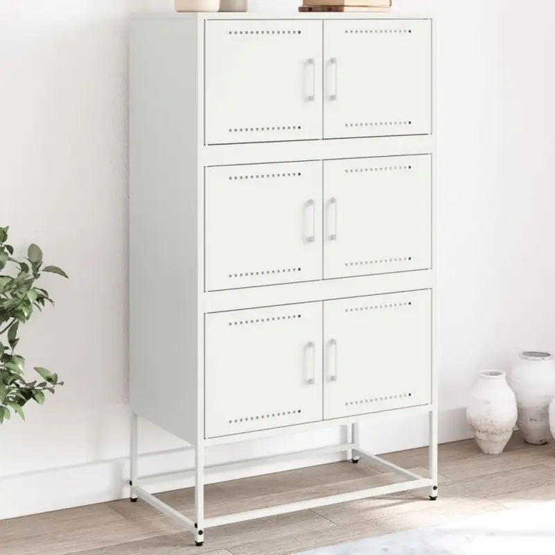 Industriële Dressoir van Staal voor Woon- of Slaapkamer - Wit / 1 - Dressoirs & buffetkasten