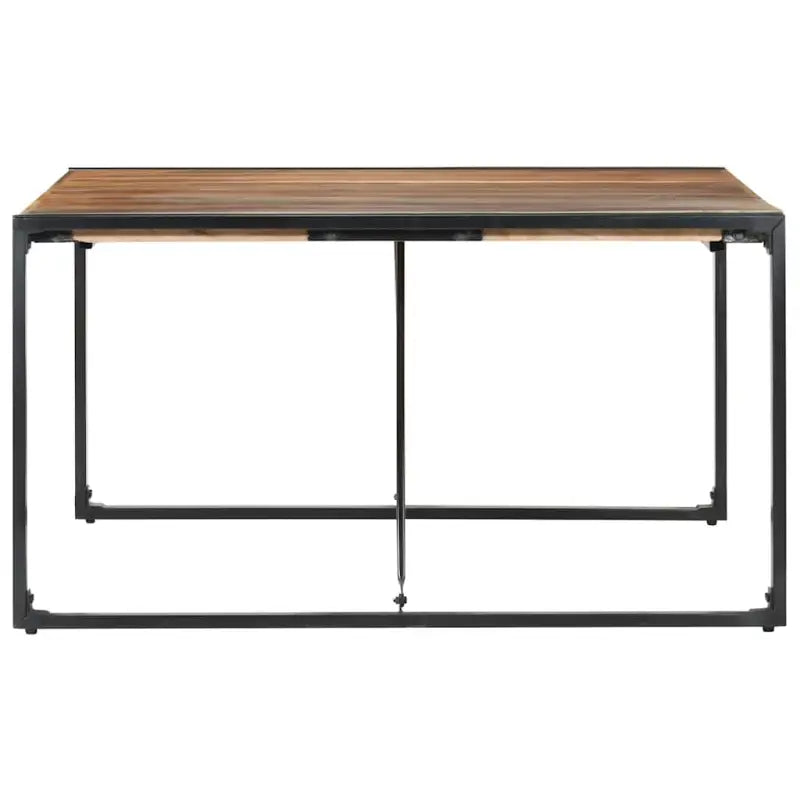 Industriële eettafel van massief acaciahout voor een uniek meubelstuk - Eettafels