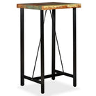 Industriële eettafel van massief gerecycled hout voor je keuken of eetkamer - Eettafels