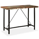 Industriële eettafel van massief gerecycled hout voor je keuken of eetkamer - Bruin / 150 x 70 x 107 cm / 1 - Eettafels