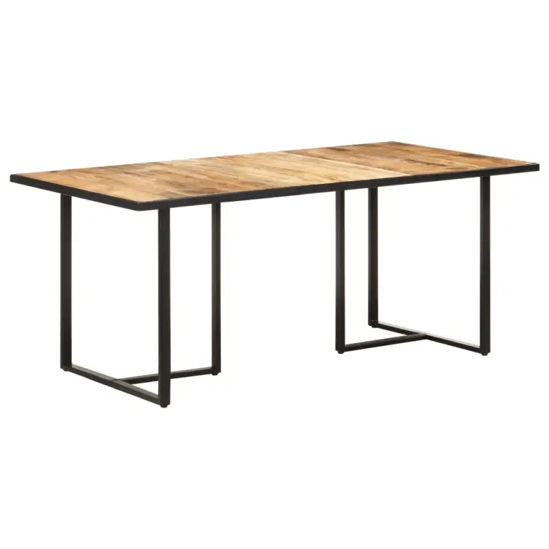 Industriële eettafel van massief mangohout voor een robuuste look - Eettafels